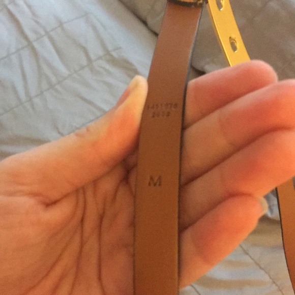 NWOT Ralph Lauren cheetah print leather belt size M - Picture 3 of 5